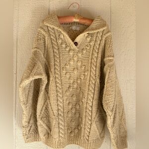 Cozy Artesanias Atahualpa 100%wool Handmade in Ecuador XL